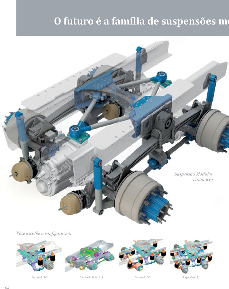 escolhe a configuração: Suspensão 4x2