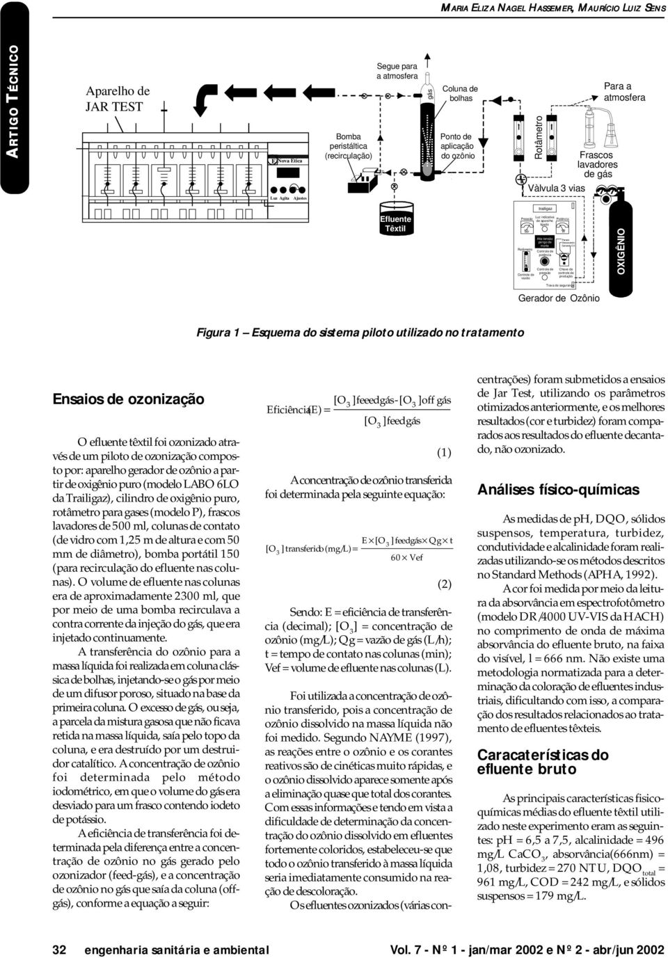 perigo de Dessecando morte Gerando O3 Rotâmetro Controle de potência Controle de Chave de pressão controle de Controle de produção vazão OXIGÊNIO Trava de segurança Gerador de Ozônio Figura 1 Esquema