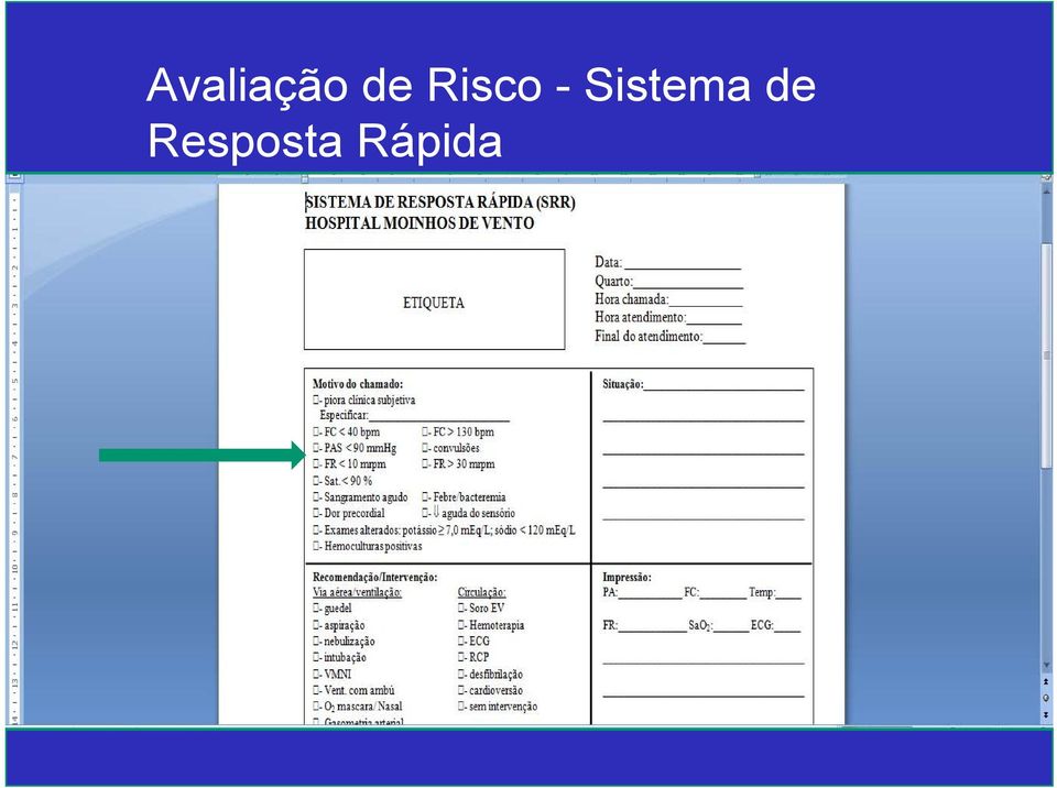 Risco - Sistema