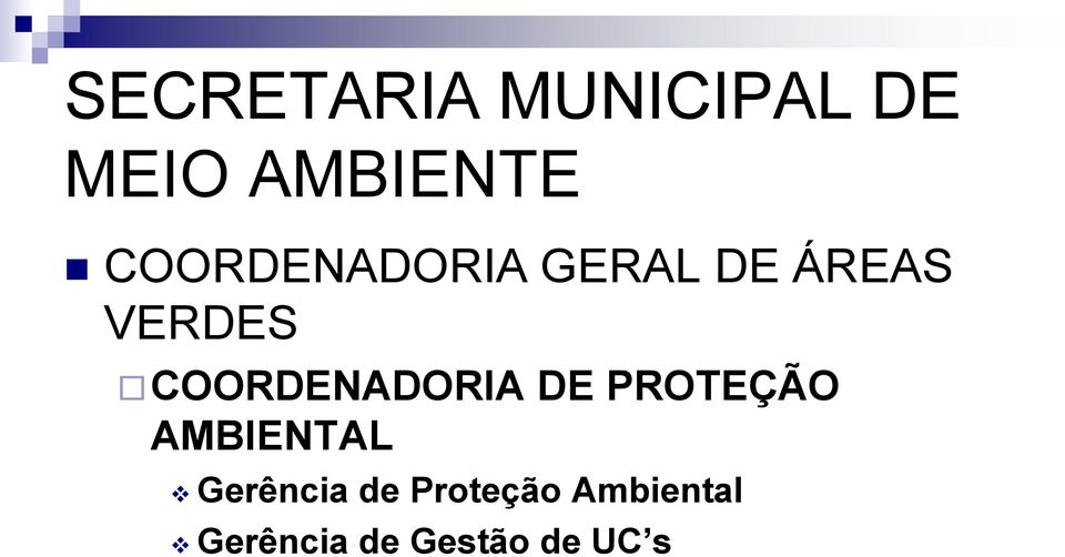 COORDENADORIA DE PROTEÇÃO AMBIENTAL