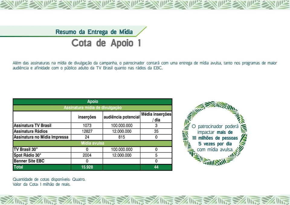 o público adulto da TV Brasil quanto nas rádios da EBC.