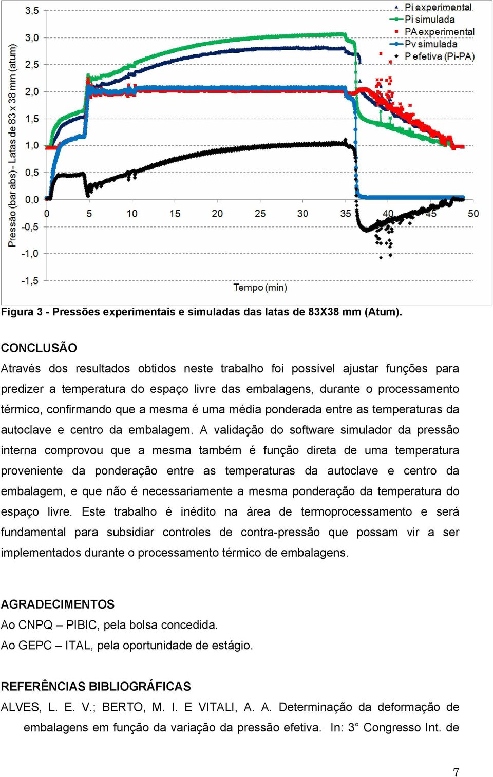 mesma é uma média ponderada entre as temperaturas da autoclave e centro da embalagem.