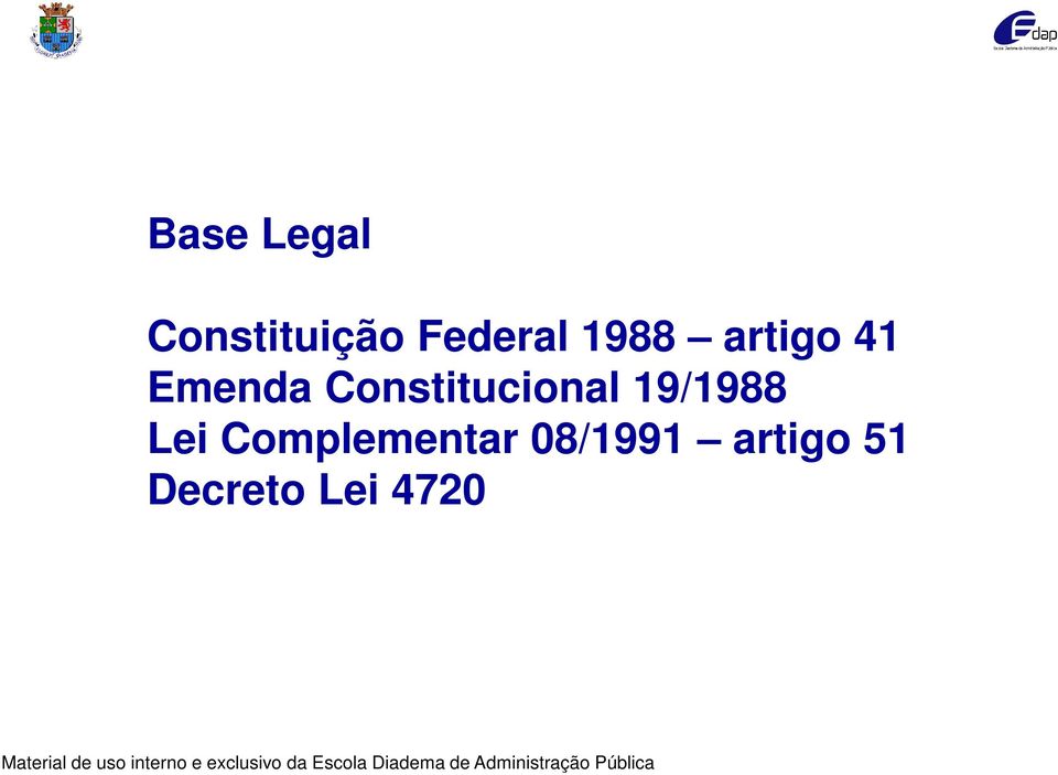 Constitucional 19/1988 Lei
