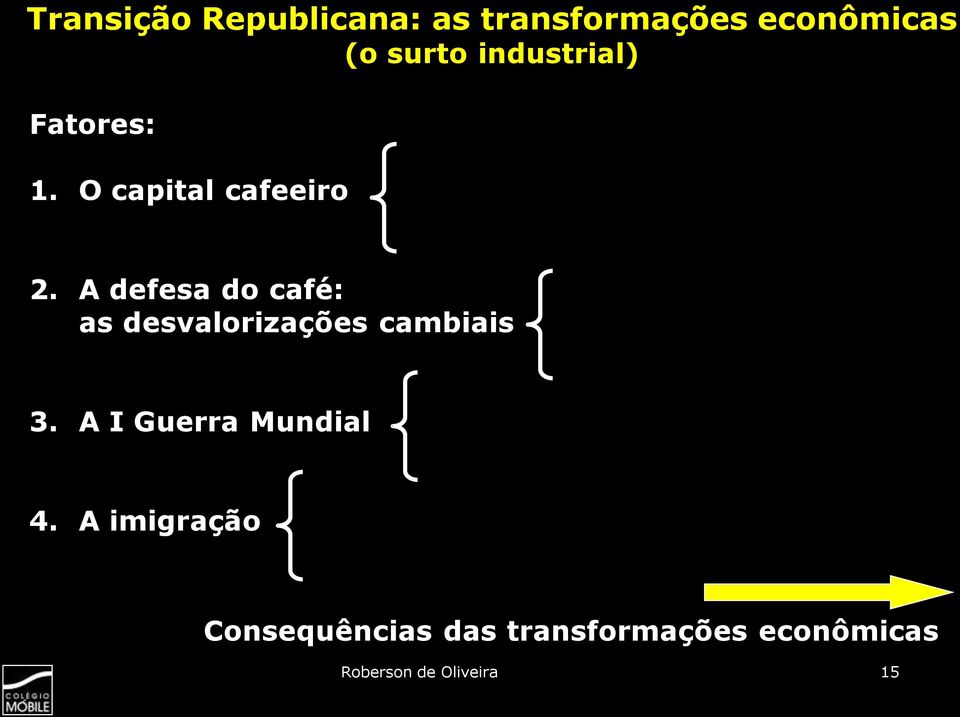 A defesa do café: as desvalorizações cambiais 3.