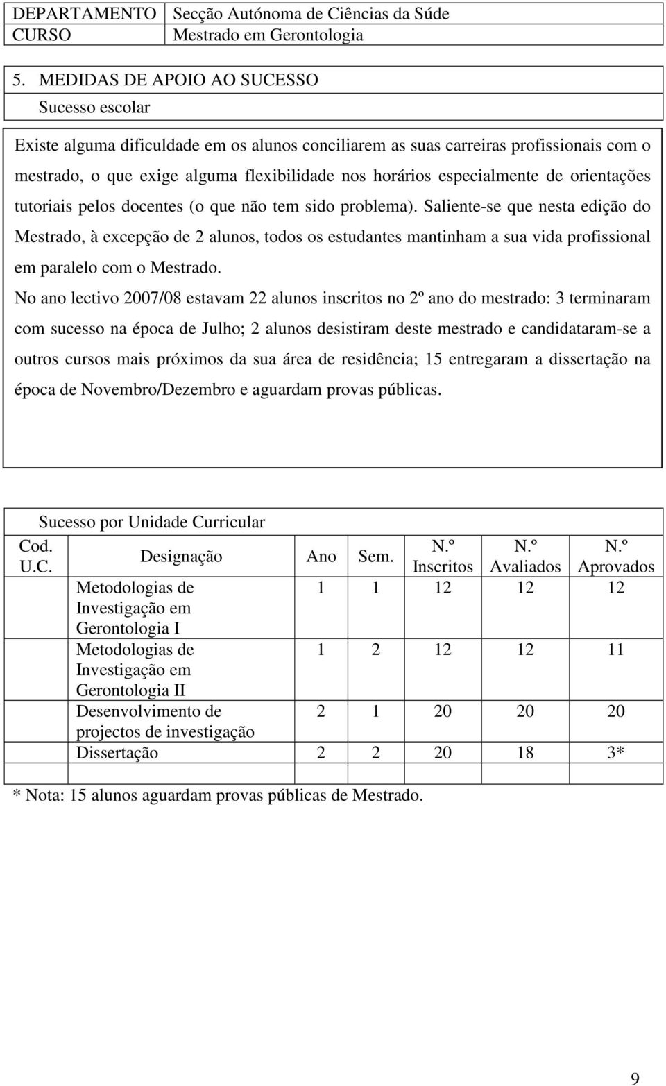 especialmente de orientações tutoriais pelos docentes (o que não tem sido problema).