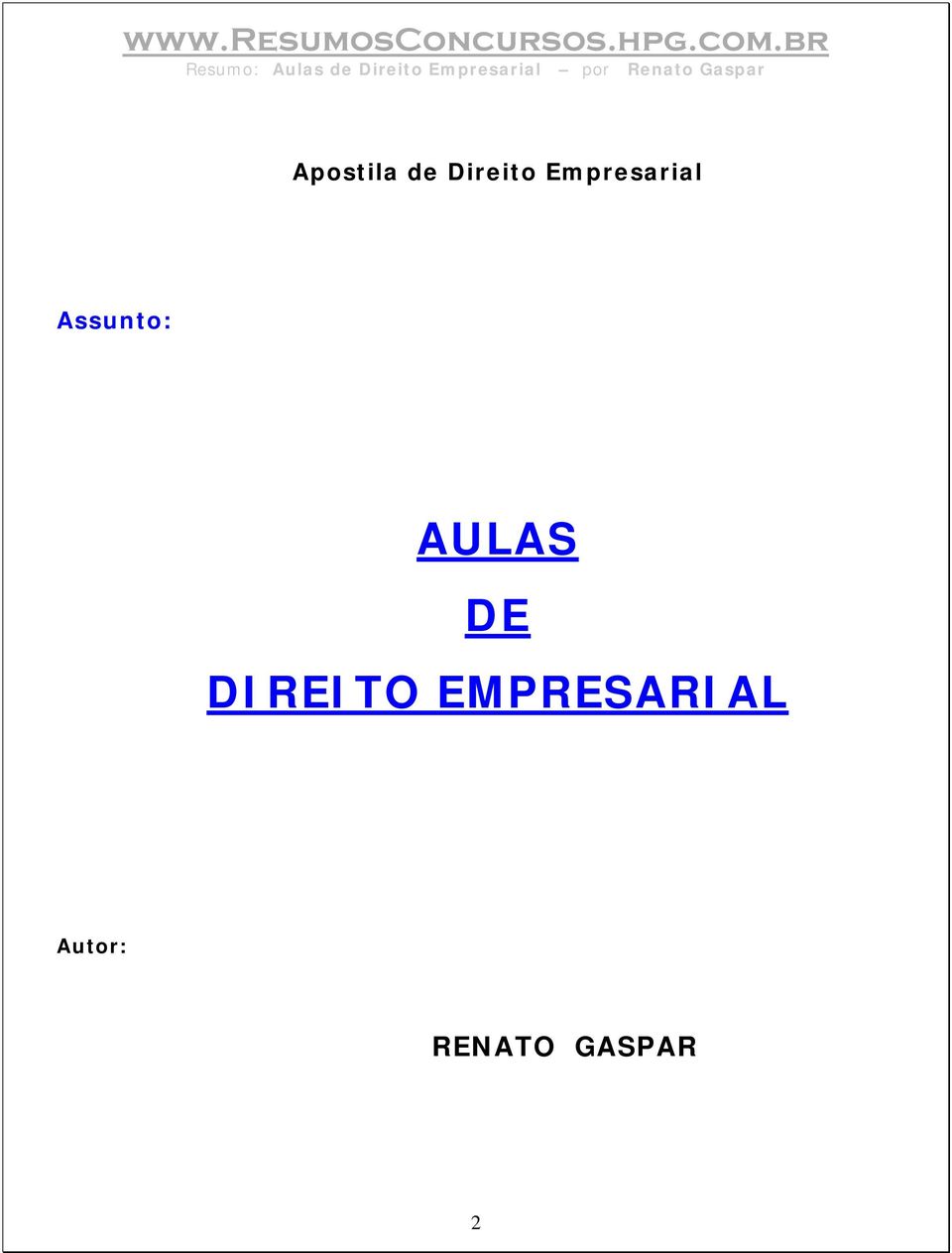 AULAS DE DIREITO