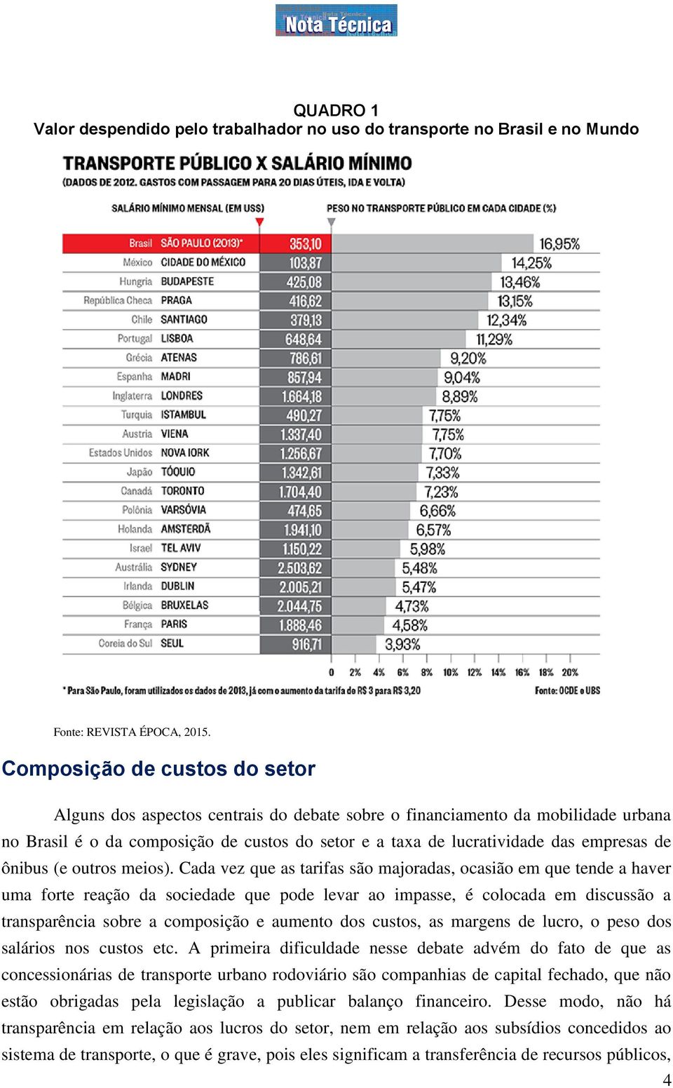 de ônibus (e outros meios).