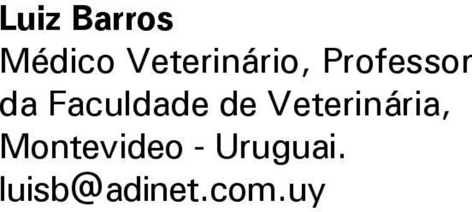 Faculdade de Veterinária,