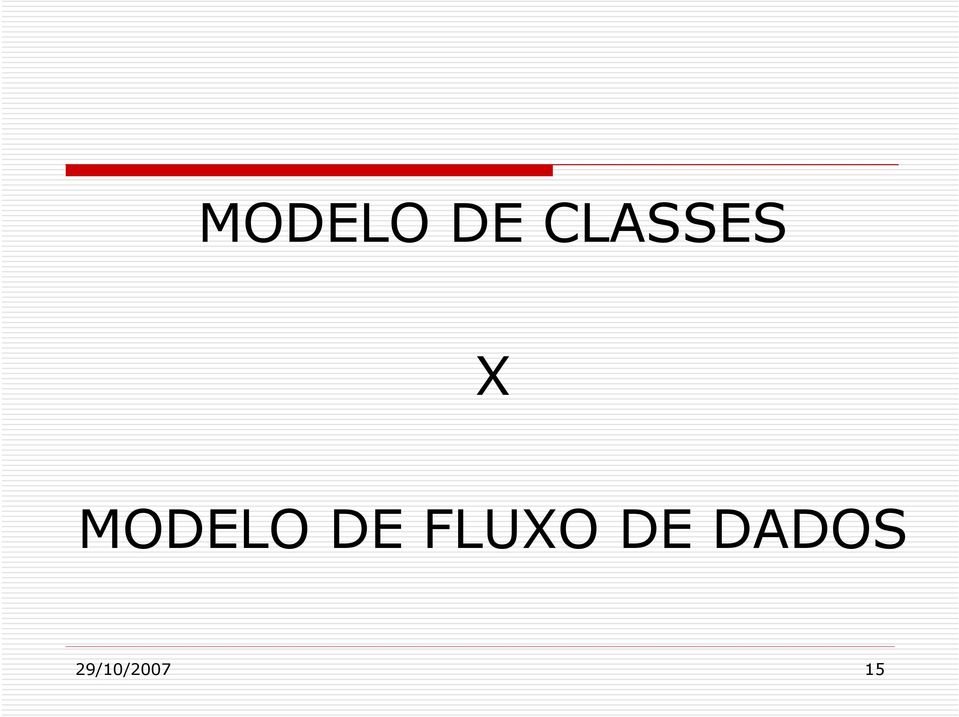 FLUXO DE DADOS