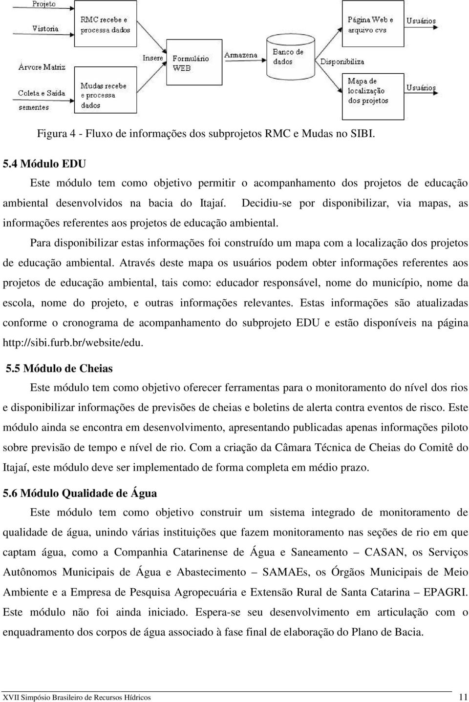 Decidiu-se por disponibilizar, via mapas, as informações referentes aos projetos de educação ambiental.