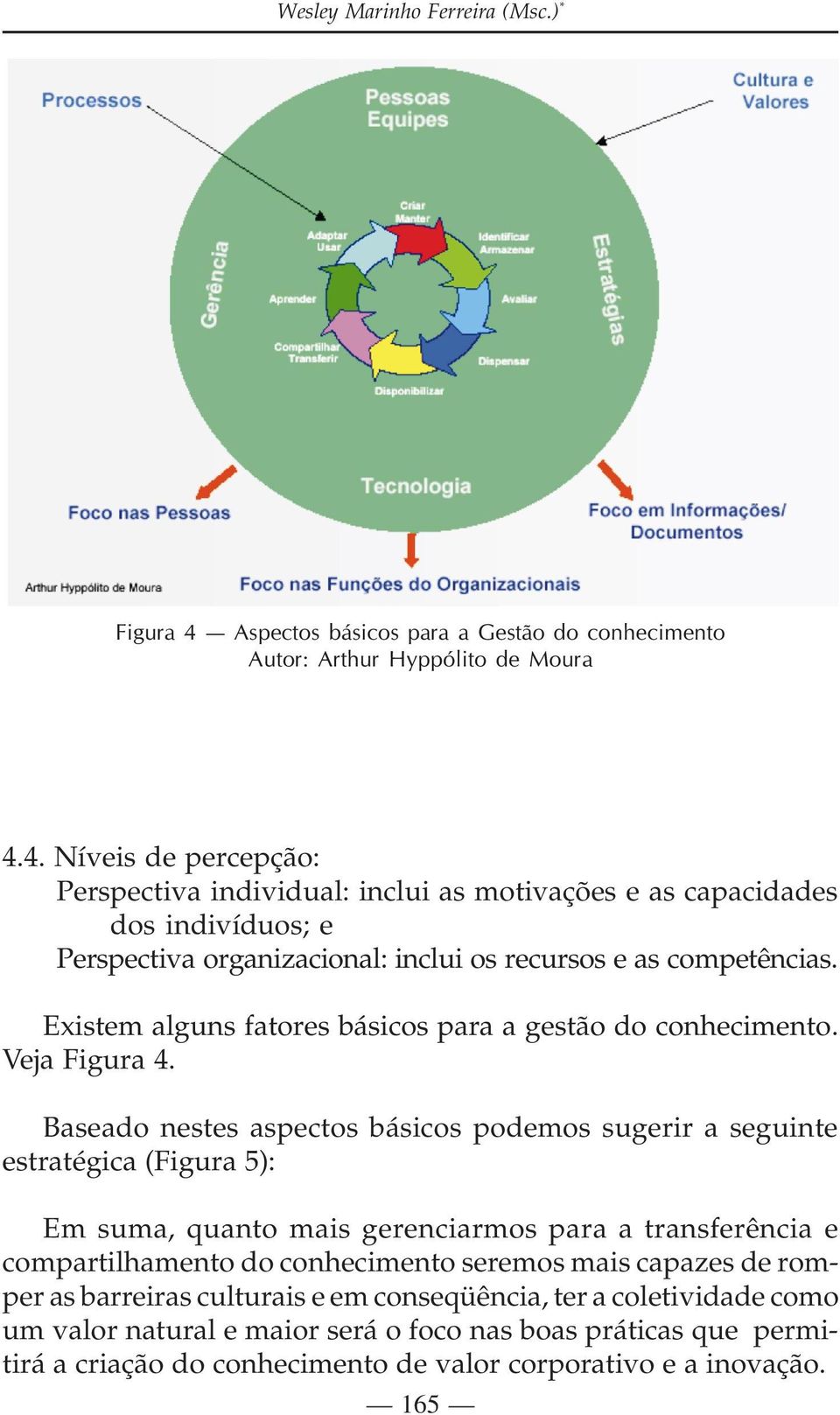 4. Níveis de percepção: Perspectiva individual: inclui as motivações e as capacidades dos indivíduos; e Perspectiva organizacional: inclui os recursos e as competências.