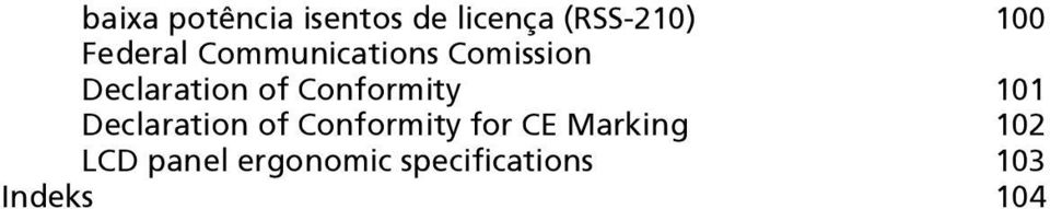 Conformity 101 Declaration of Conformity for CE