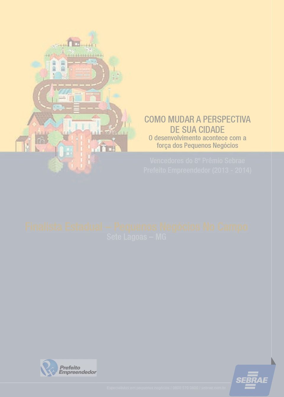 Empreendedor (2013-2014) Finalista Estadual Pequenos Negócios No Campo