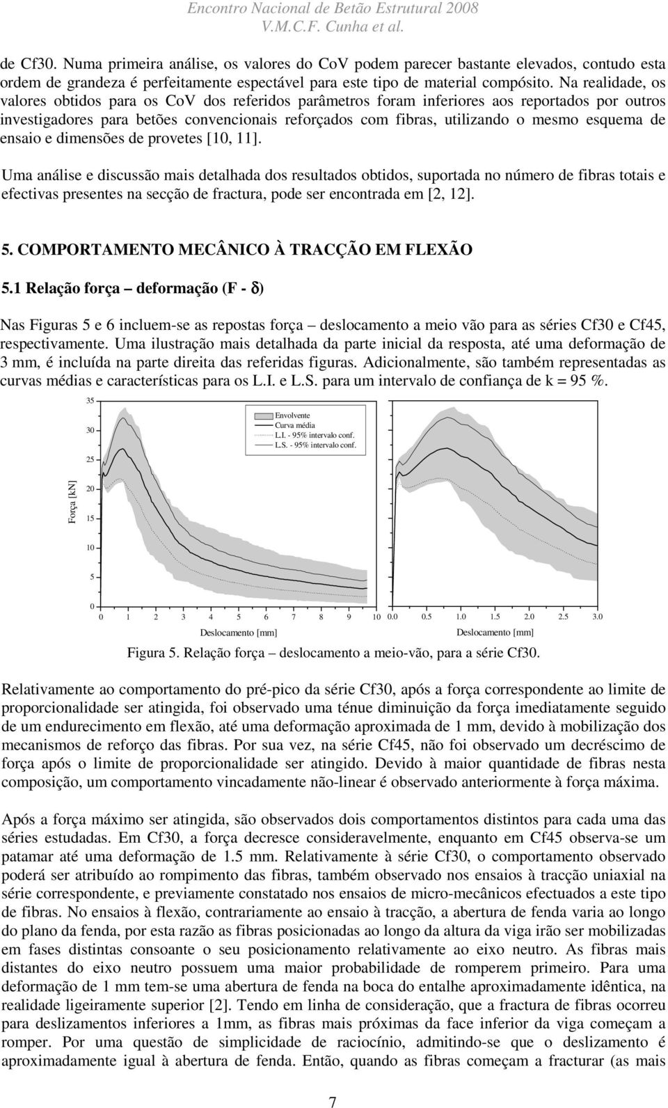 Na realidade, os valores obtidos para os CoV dos referidos parâmetros foram inferiores aos reportados por outros investigadores para betões convencionais reforçados com fibras, utilizando o mesmo