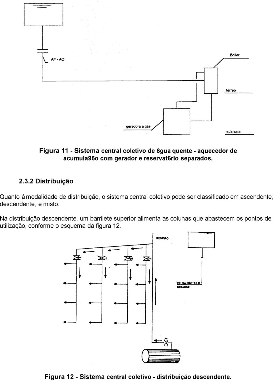 ascendente, descendente, e misto.