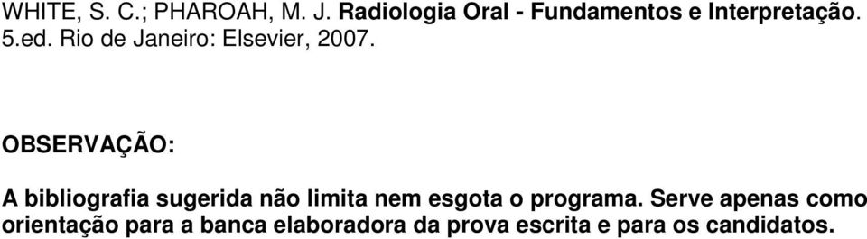 Rio de Janeiro: Elsevier, 2007.