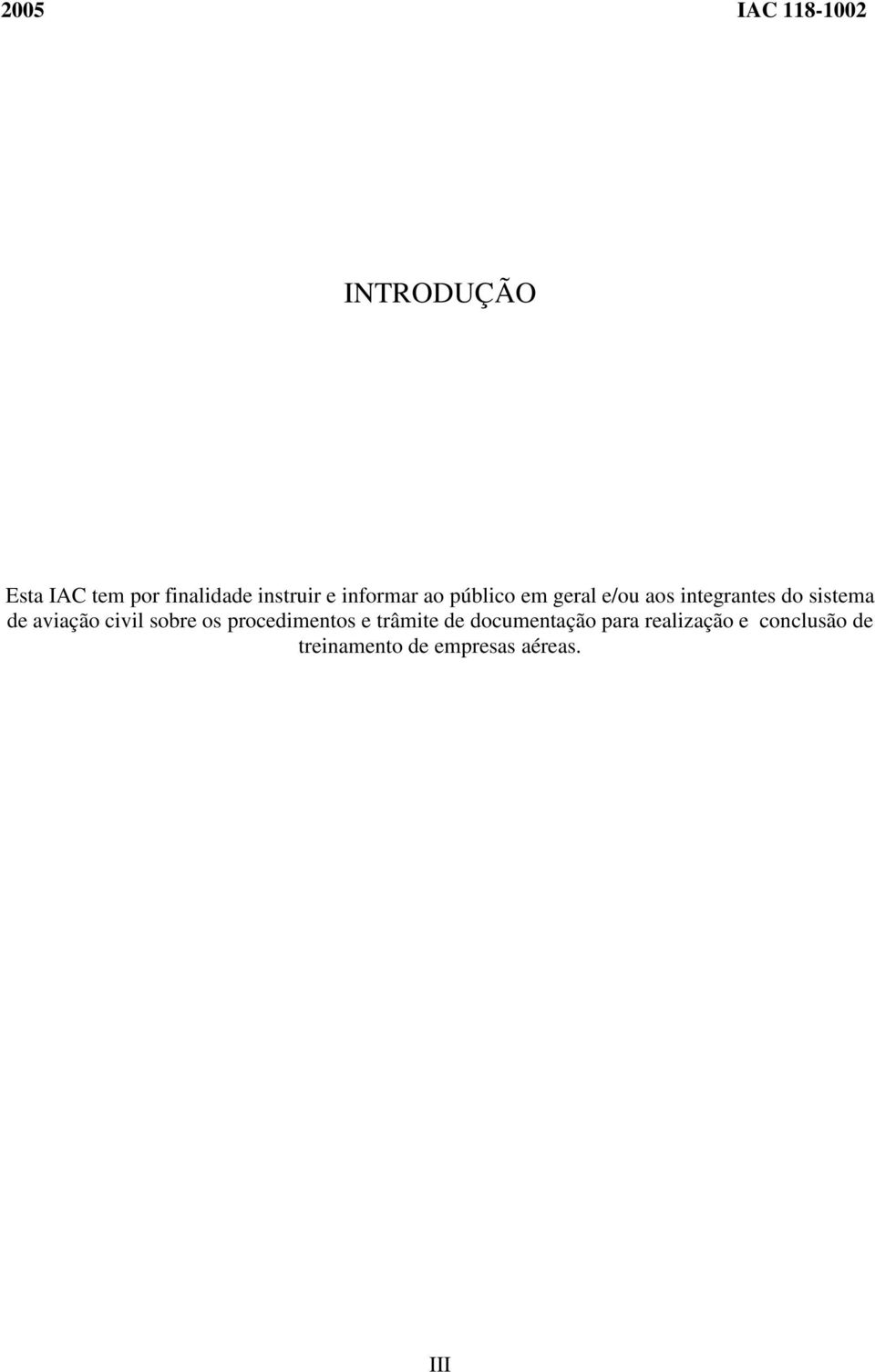 aviação civil sobre os procedimentos e trâmite de