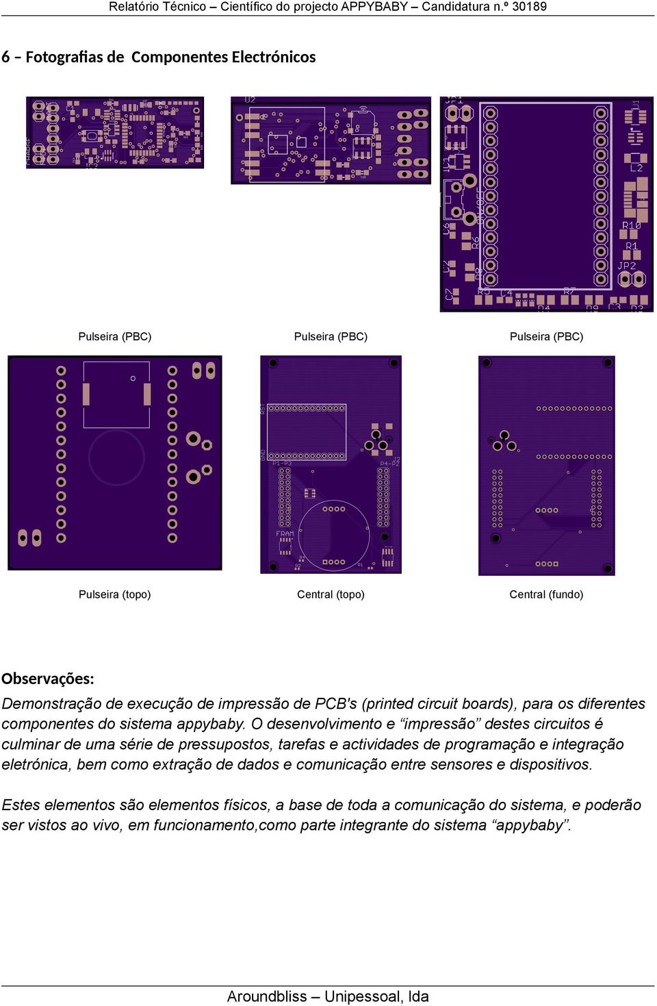 O desenvolvimento e impressão destes circuitos é culminar de uma série de pressupostos, tarefas e actividades de programação e integração eletrónica, bem como