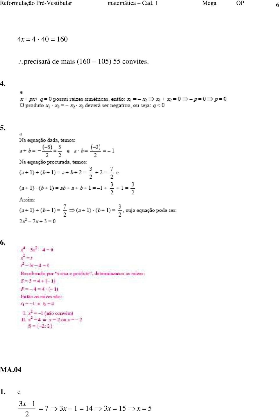 de mais (160 105) 55 convites. 4. 5. 6.