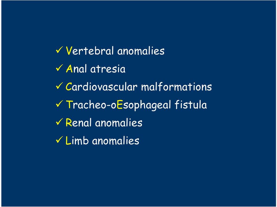 malformations