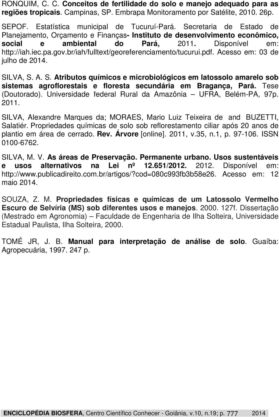 br/iah/fulltext/georeferenciamento/tucurui.pdf. Acesso em: 03 de julho de 2014. SI