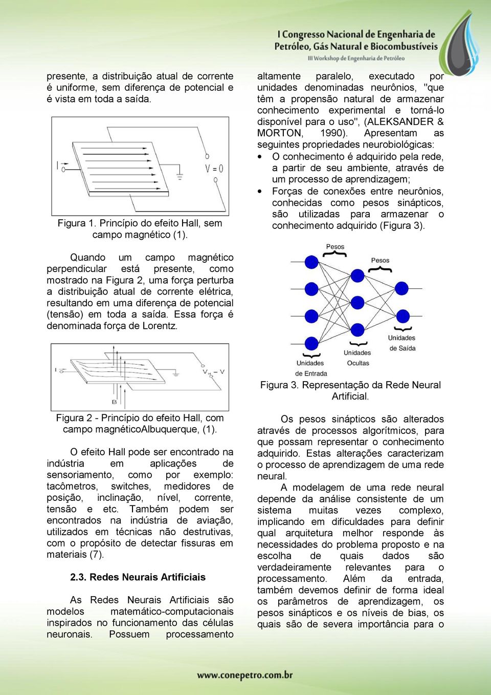 Apresentam as seguintes propriedades neurobiológicas: O conhecimento é adquirido pela rede, a partir de seu ambiente, através de um processo de aprendizagem; Forças de conexões entre neurônios,