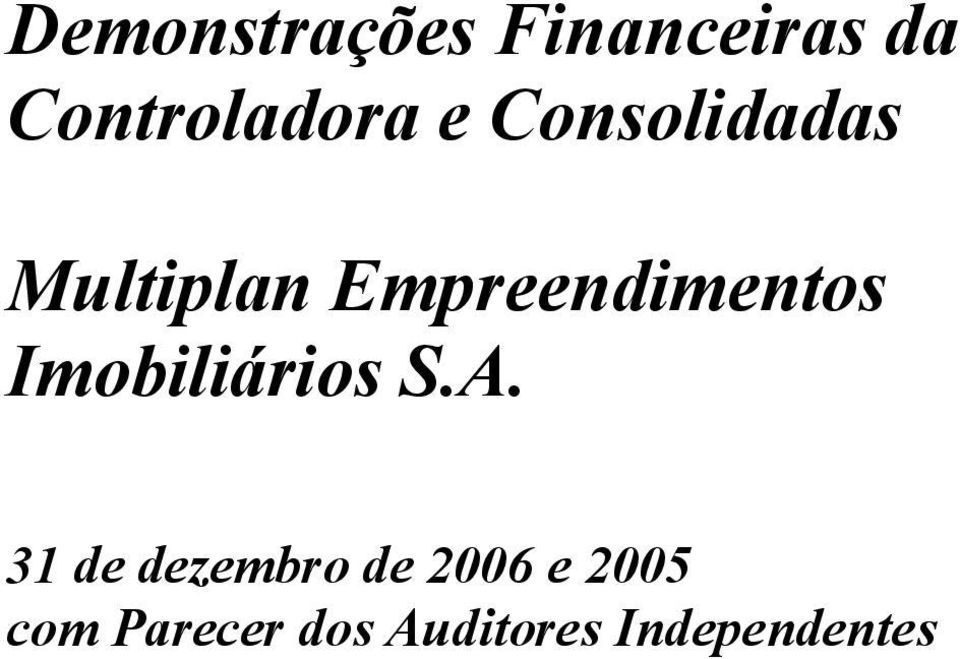 Multiplan Empreendimentos