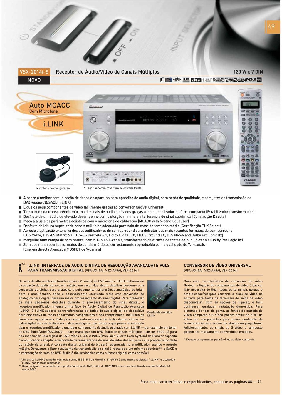 transmissão de DVD-Audio/CD/SACD (i.