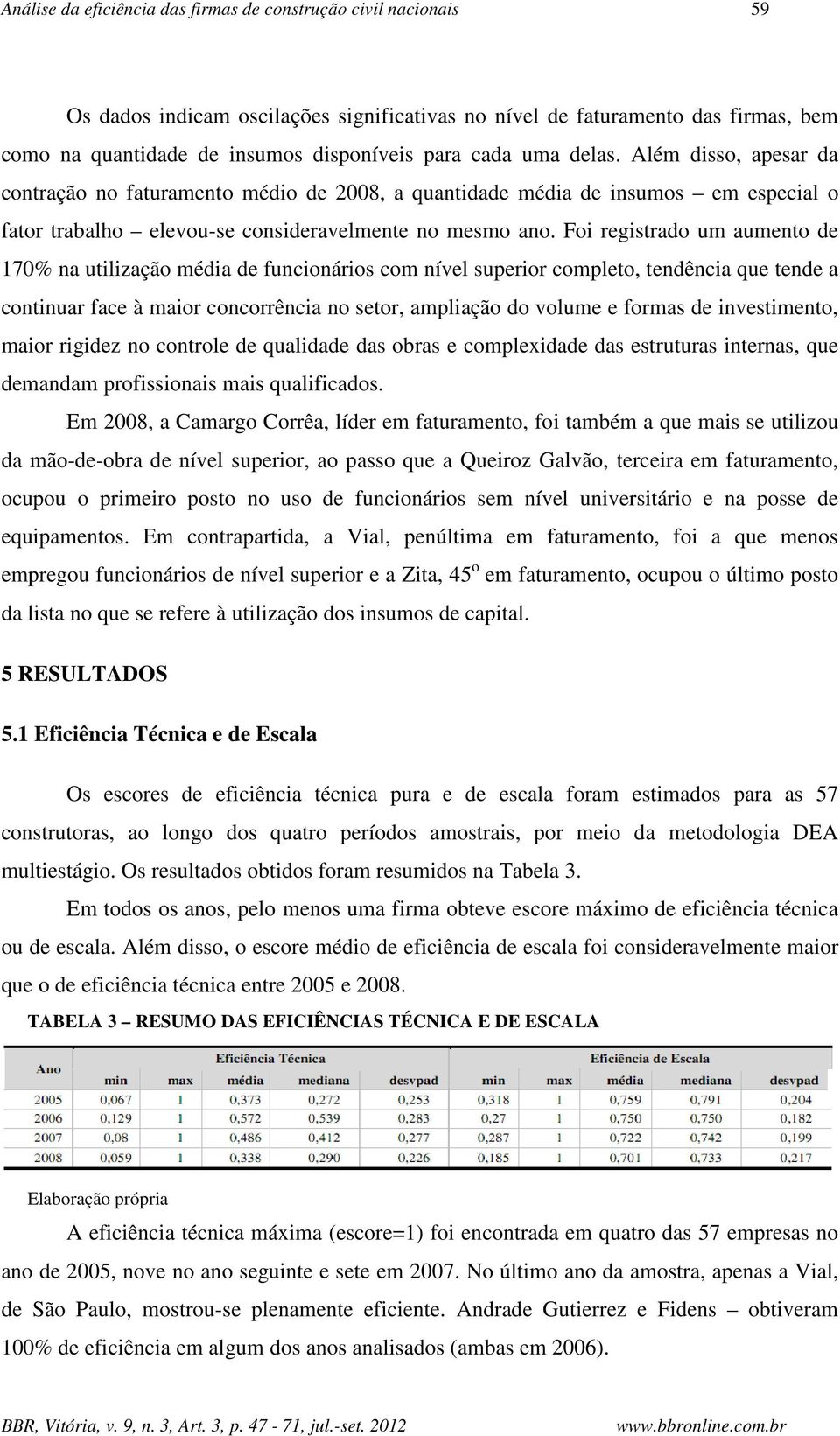 Foi registrado um aumento de 170% na utilização média de funcionários com nível superior completo, tendência que tende a continuar face à maior concorrência no setor, ampliação do volume e formas de