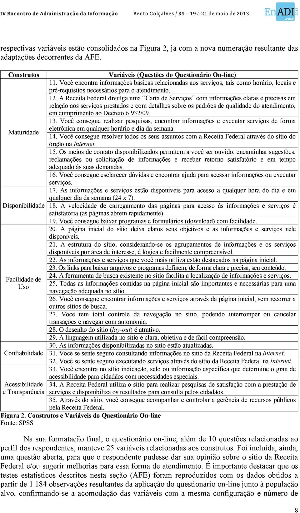 Você encontra informações básicas relacionadas aos serviços, tais como horário, locais e pré-requisitos necessários para o atendimento. 12.