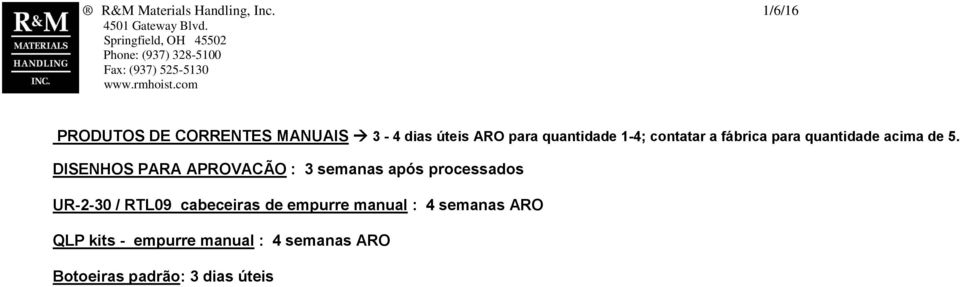 DISENHOS PARA APROVACÃO : 3 semanas após processados UR-2-30 / RTL09