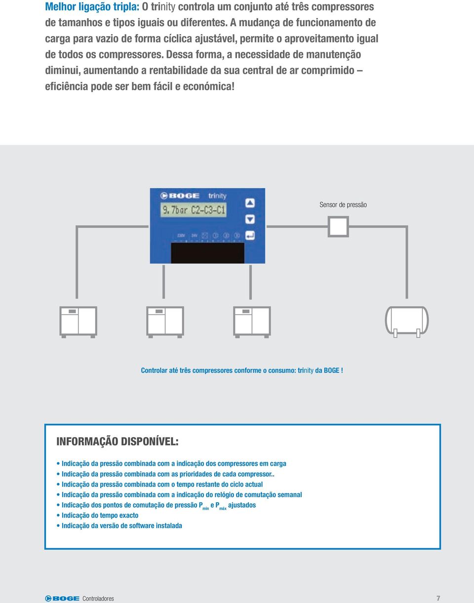 Dessa forma, a necessidade de manutenção diminui, aumentando a rentabilidade da sua central de ar comprimido eficiência pode ser bem fácil e económica!