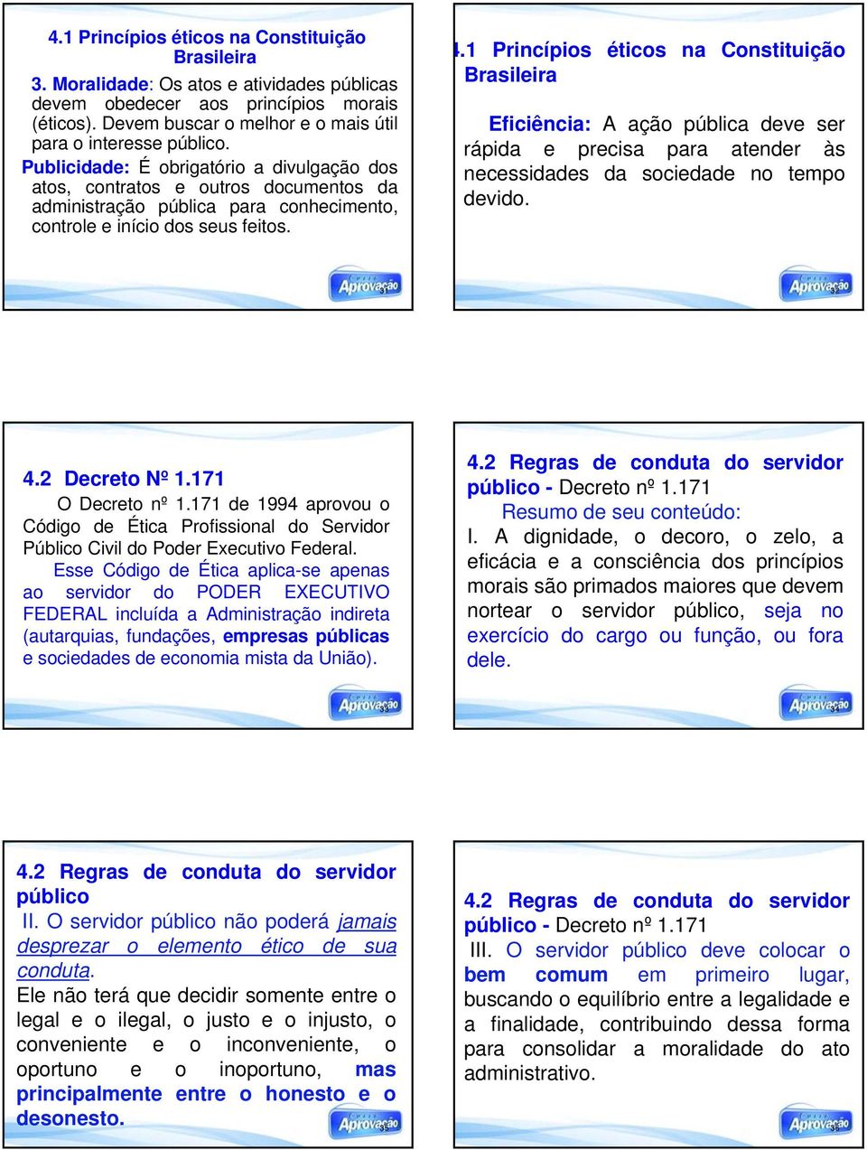 Publicidade: É obrigatório a divulgação dos atos, contratos e outros documentos da administração pública para conhecimento, controle e início dos seus feitos. 4.