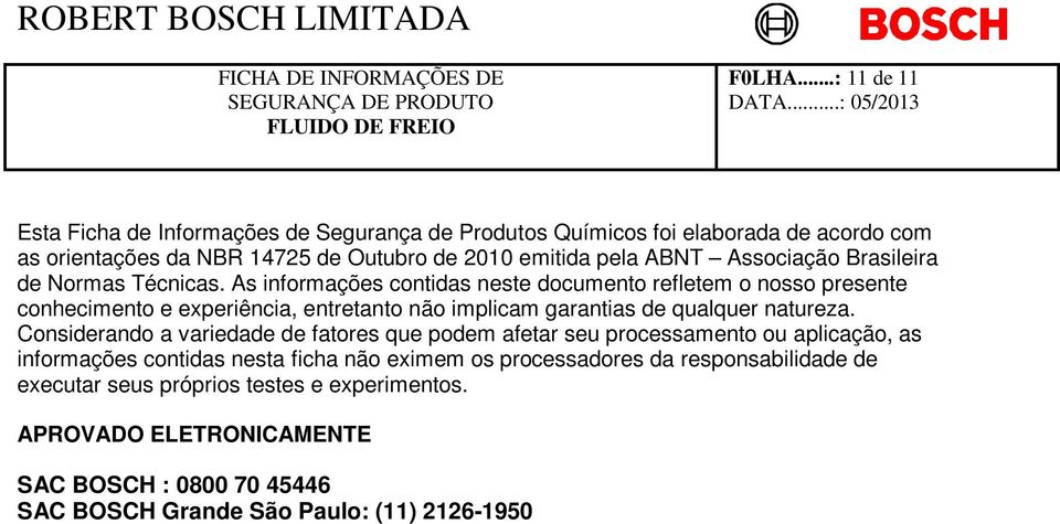 Associação Brasileira de Normas Técnicas.