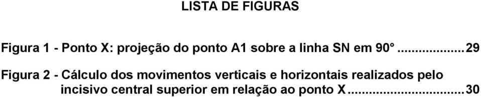 .. 29 Figura 2 - Cálculo dos movimentos verticais e