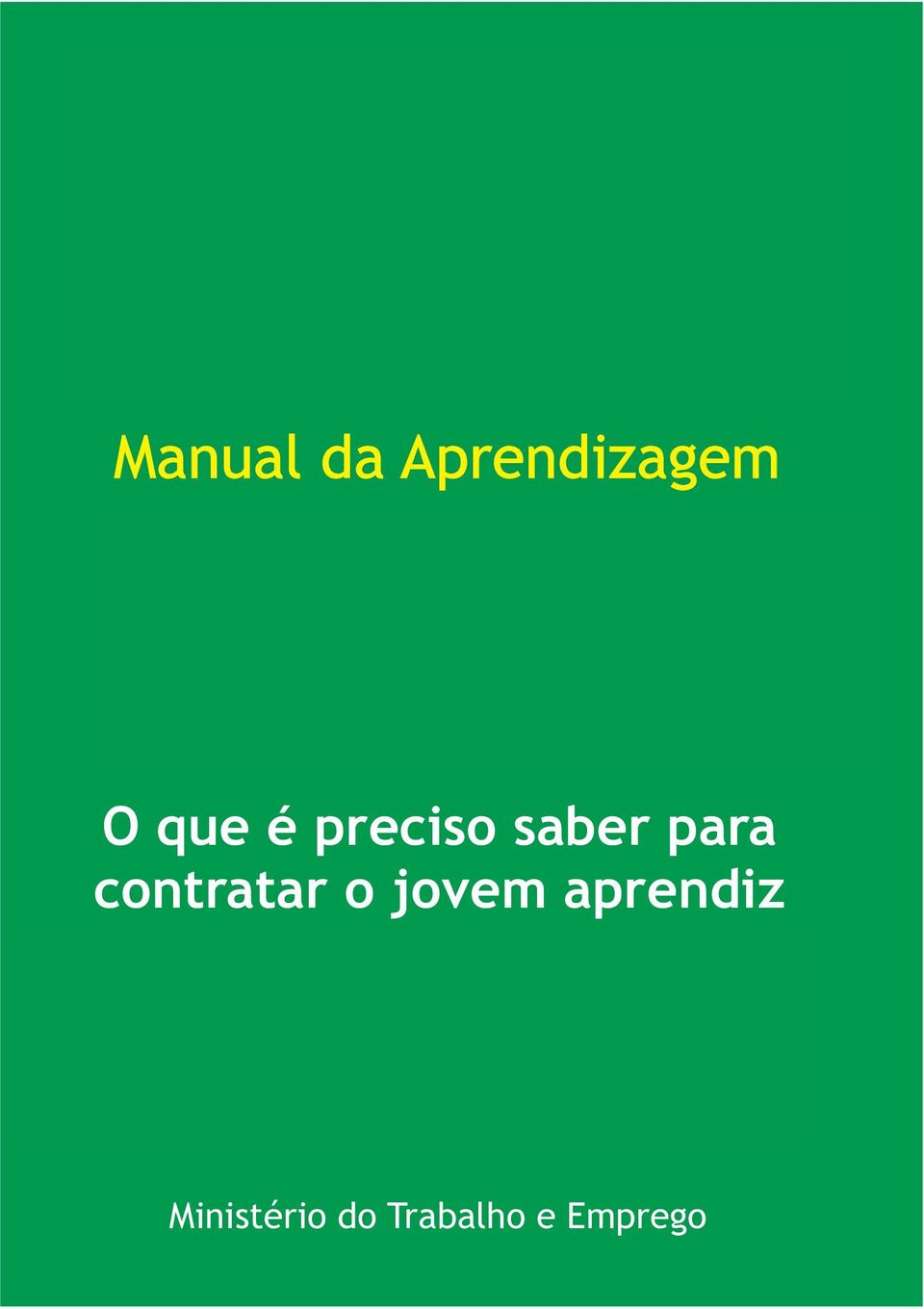 contratar o jovem aprendiz