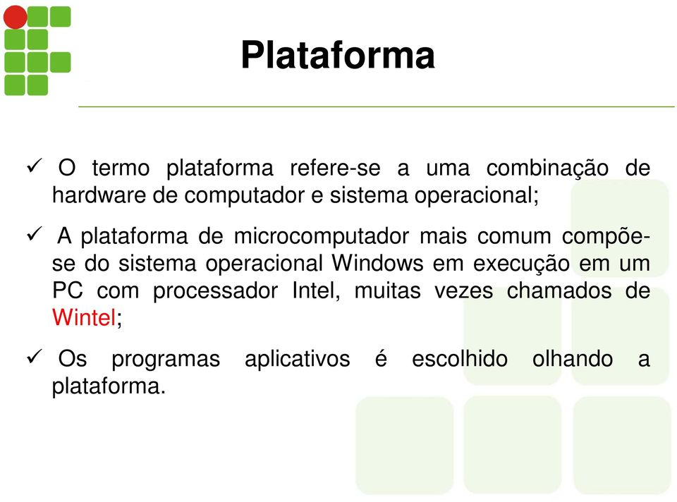 compõese do sistema operacional Windows em execução em um PC com processador