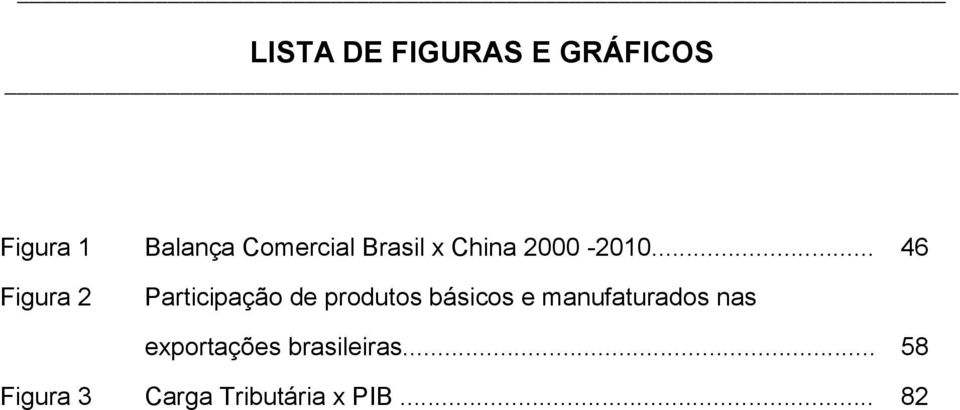 .. 46 Figura 2 Participação de produtos básicos e