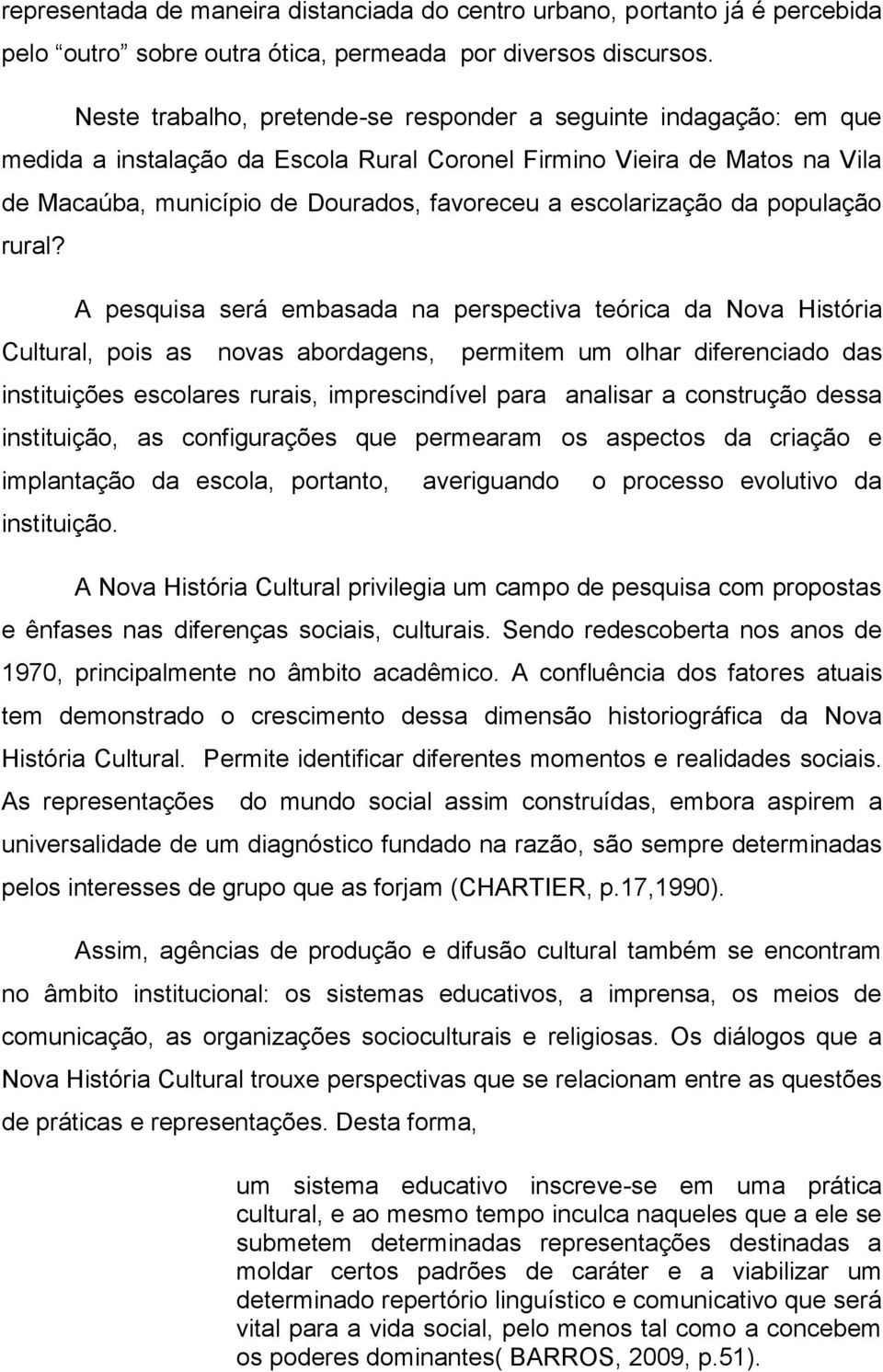 escolarização da população rural?