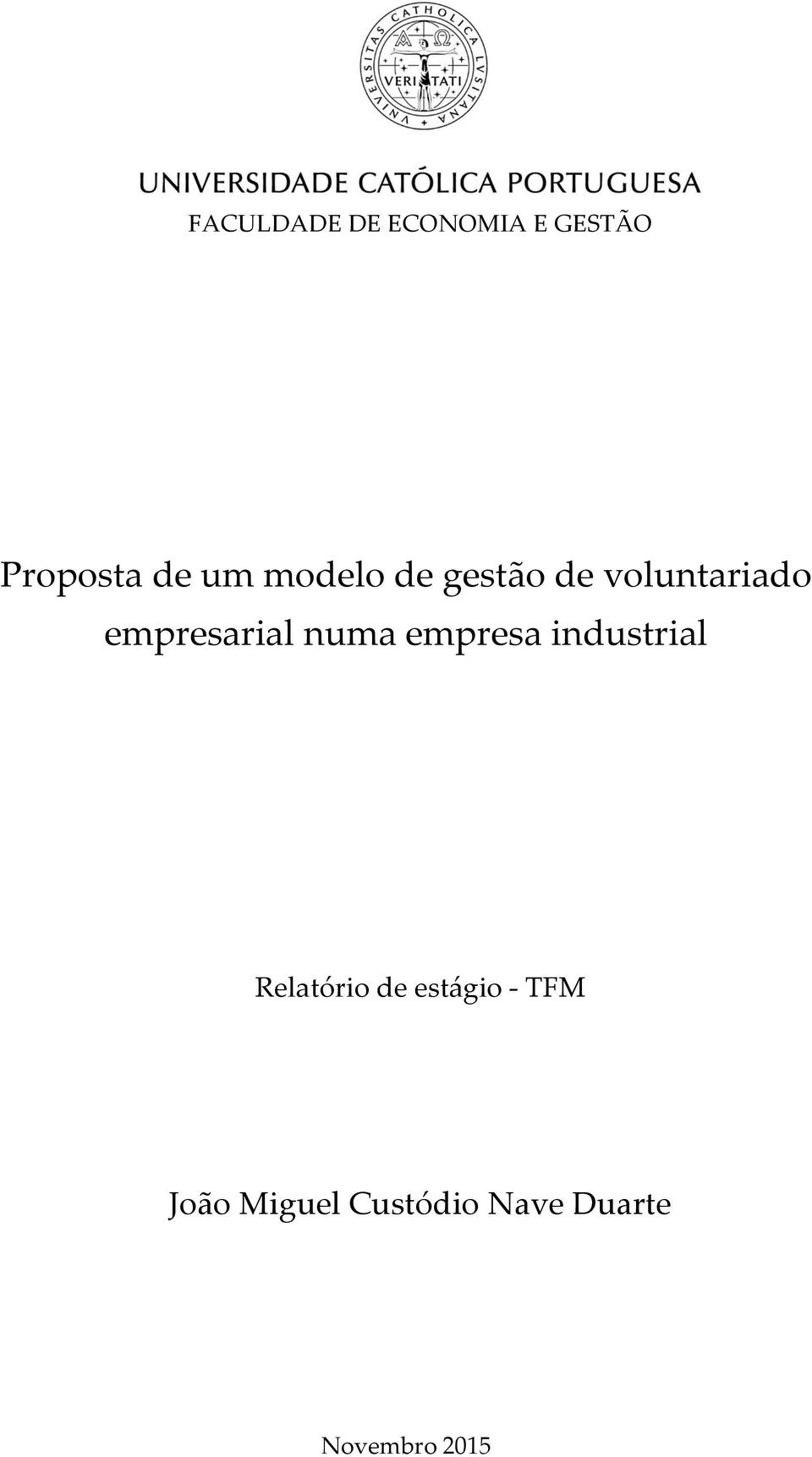 numa empresa industrial Relatório de estágio -