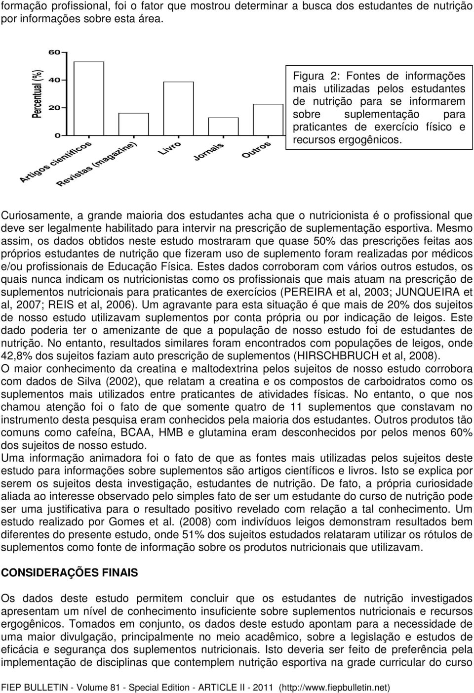 suplementação para praticantes de exercício físico e recursos ergogênicos.