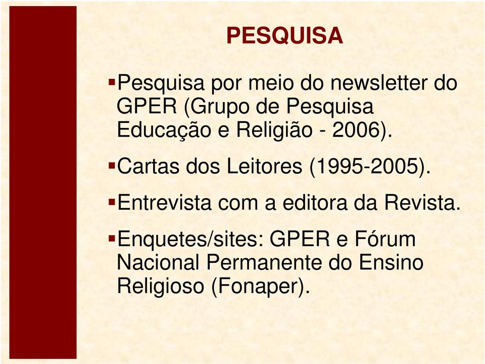 Cartas dos Leitores (1995-2005).