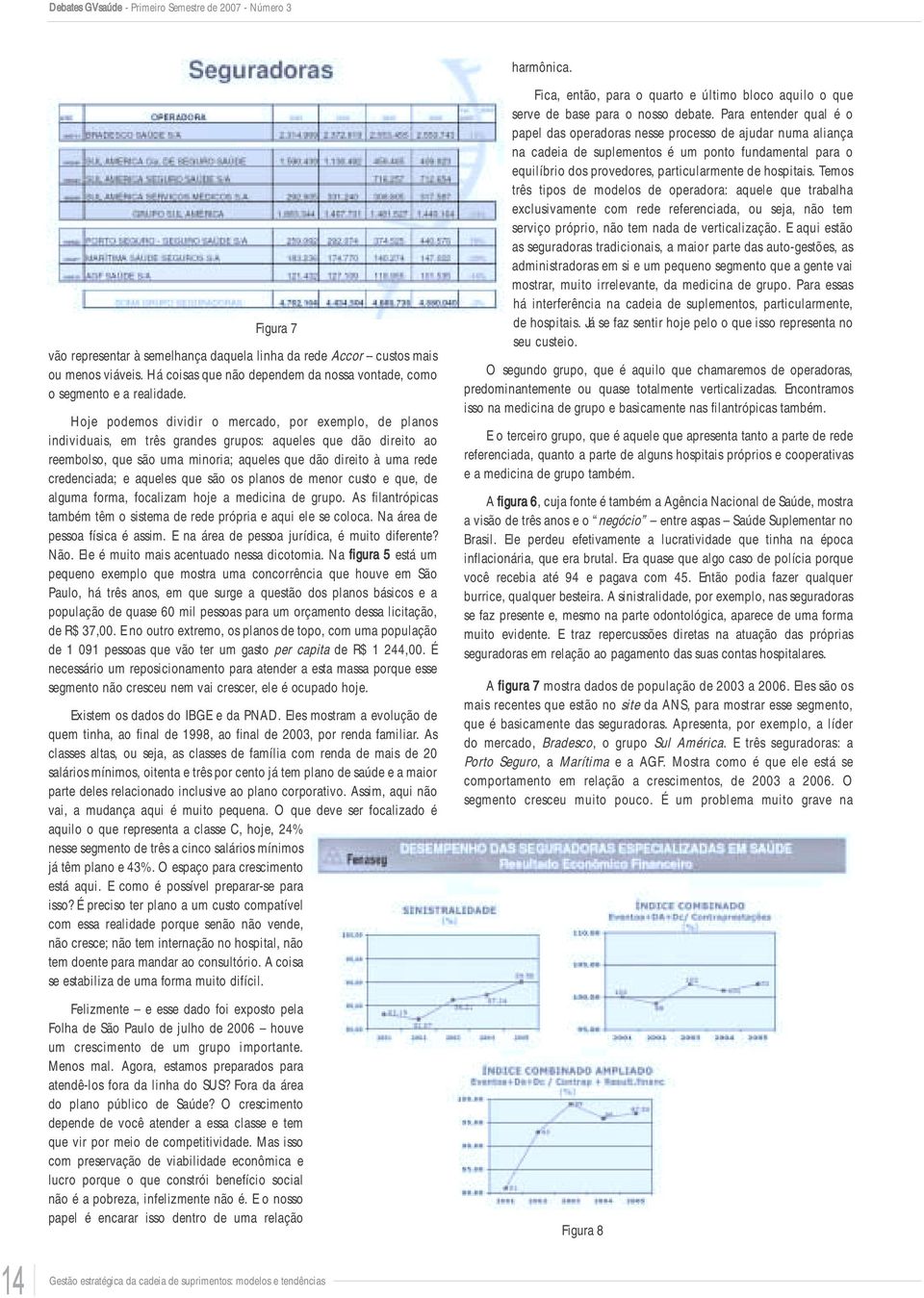 e aqueles que são os planos de menor custo e que, de alguma forma, focalizam hoje a medicina de grupo. As filantrópicas também têm o sistema de rede própria e aqui ele se coloca.