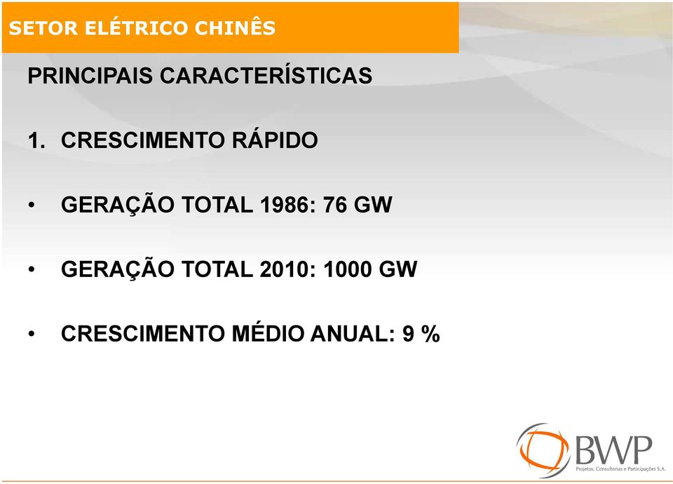 CRESCIMENTO RÁPIDO GERAÇÃO TOTAL 1986: