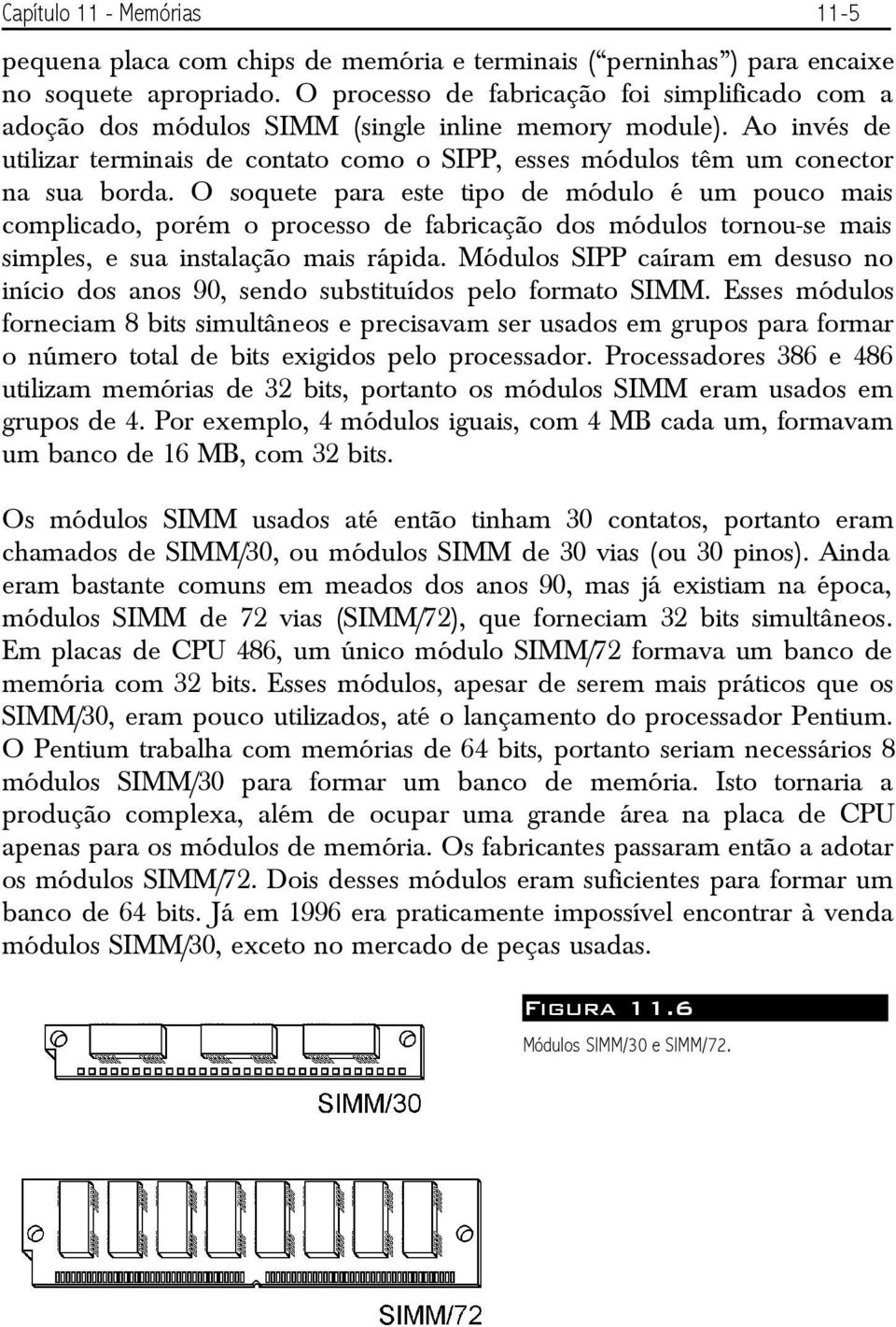 Ao invés de utilizar terminais de contato como o SIPP, esses módulos têm um conector na sua borda.