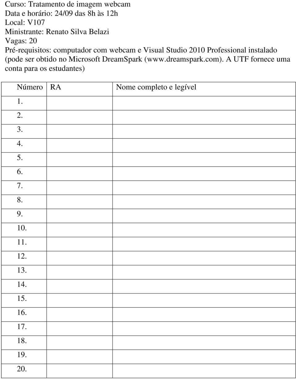 Visual Studio 2010 Professional instalado (pode ser obtido no Microsoft