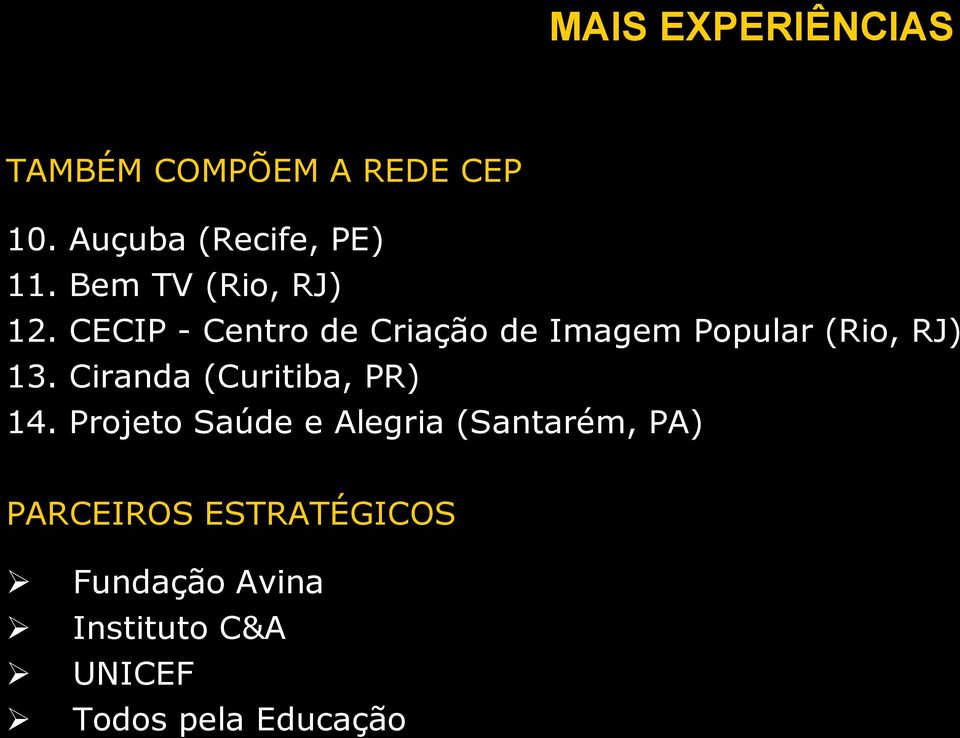 CECIP - Centro de Criação de Imagem Popular (Rio, RJ) 13.