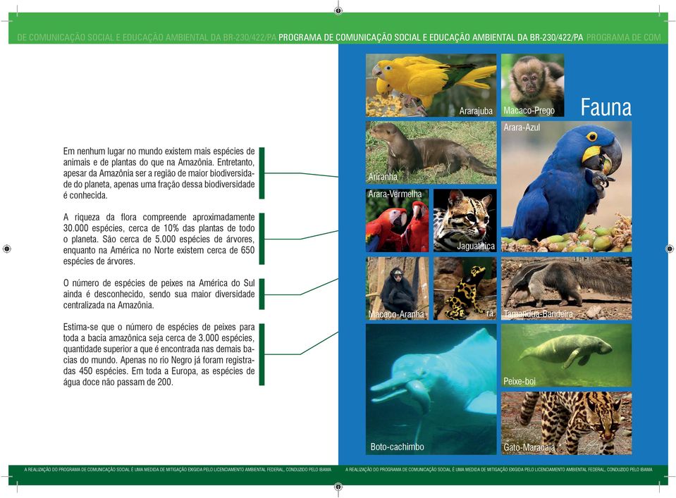 Entretanto, apesar da Amazônia ser a região de maior biodiversidade do planeta, apenas uma fração dessa biodiversidade é conhecida.