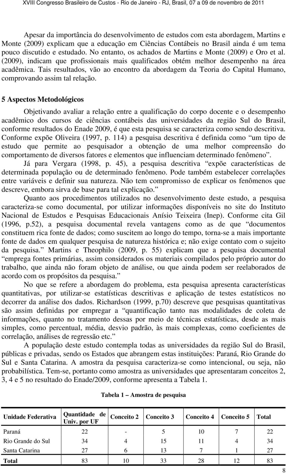 Tais resultados, vão ao encontro da abordagem da Teoria do Capital Humano, comprovando assim tal relação.