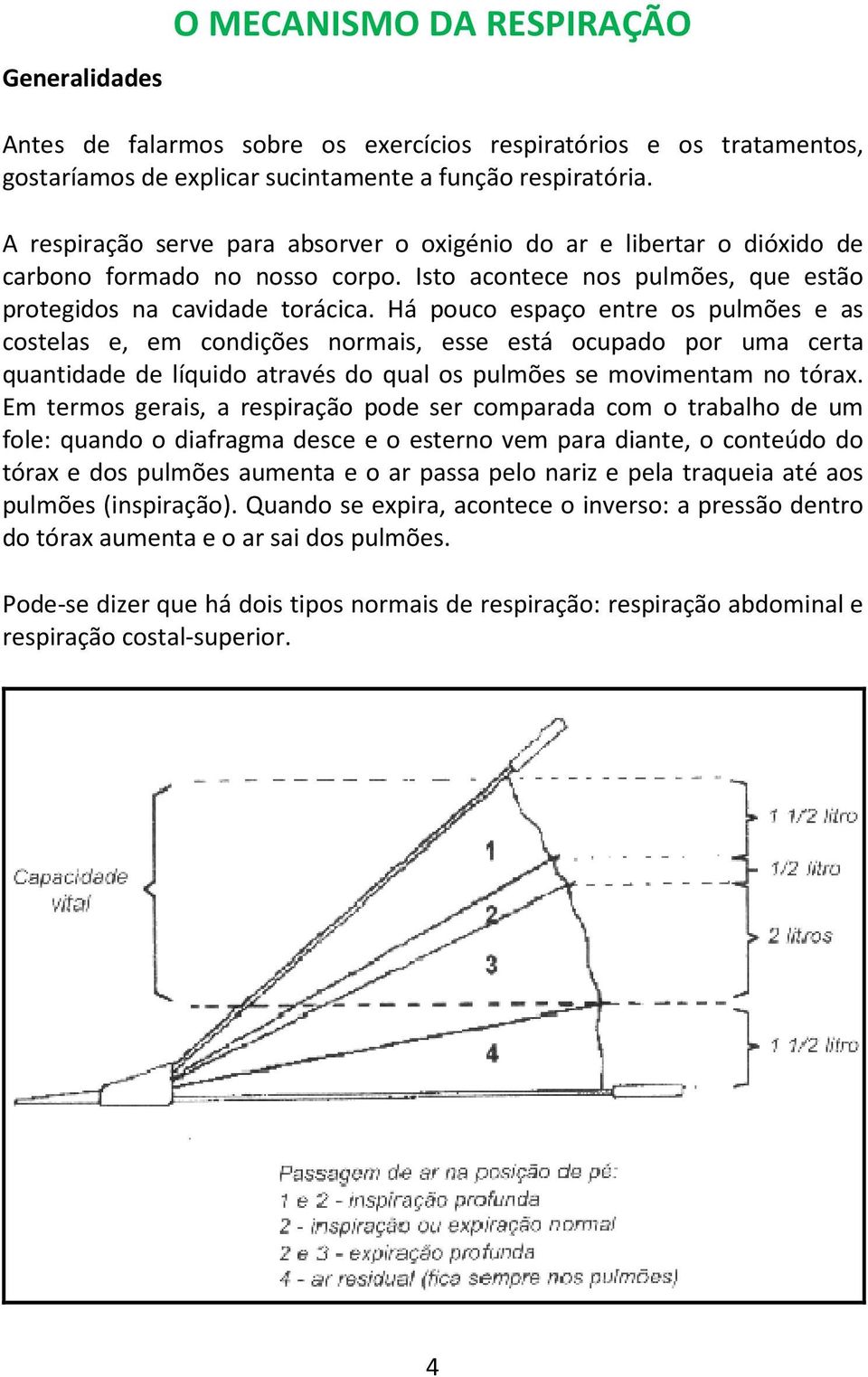 Há pouco espaço entre os pulmões e as costelas e, em condições normais, esse está ocupado por uma certa quantidade de líquido através do qual os pulmões se movimentam no tórax.